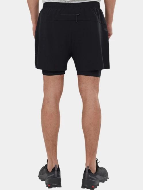 Fundango Corris Running Shorts férfi sport rövidnadrág fekete színben 3