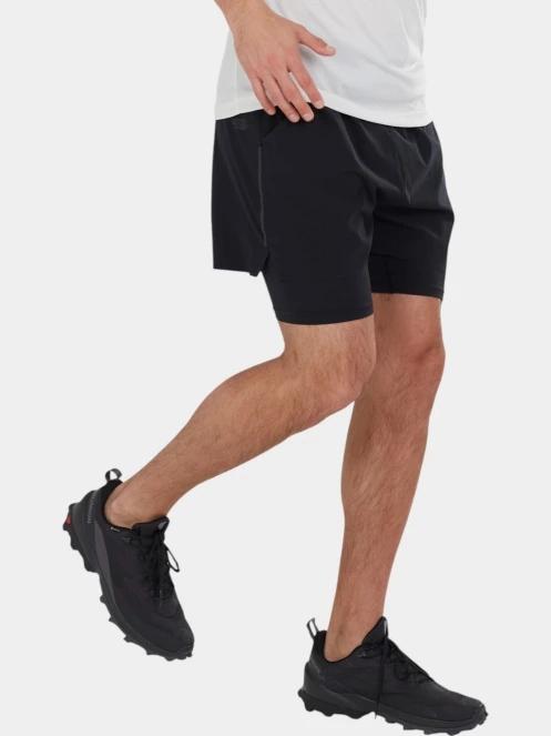 Fundango Corris Running Shorts férfi sport rövidnadrág fekete színben 6
