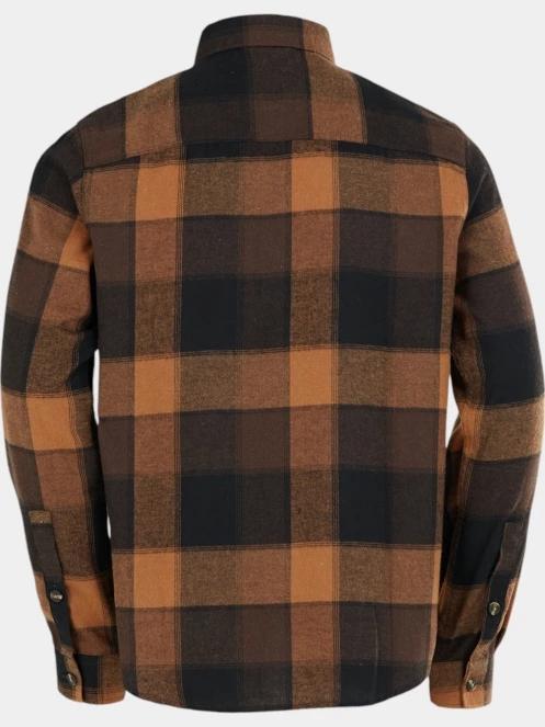 Fundango Harris Shirt férfi hosszú ujjú ing barna színben 9