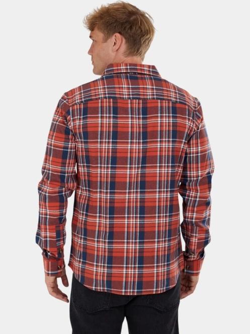 Fundango Harris Shirt férfi hosszú ujjú ing piros színben 3
