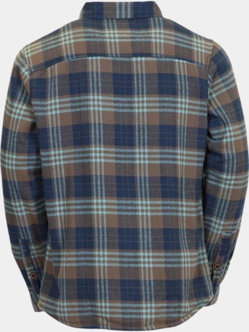 Fundango Roddy Lined Shirt férfi ingkabát kék színben 9