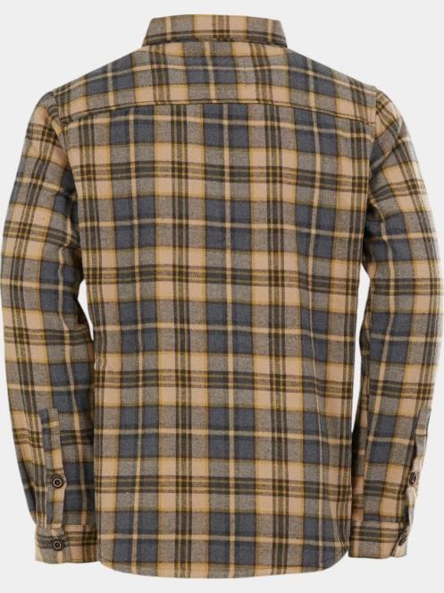 Fundango Roddy Lined Shirt férfi ingkabát szürke színben 8