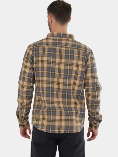 Fundango Roddy Lined Shirt férfi ingkabát szürke színben 3
