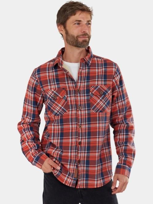 Fundango Roddy Lined Shirt férfi ingkabát piros színben 2