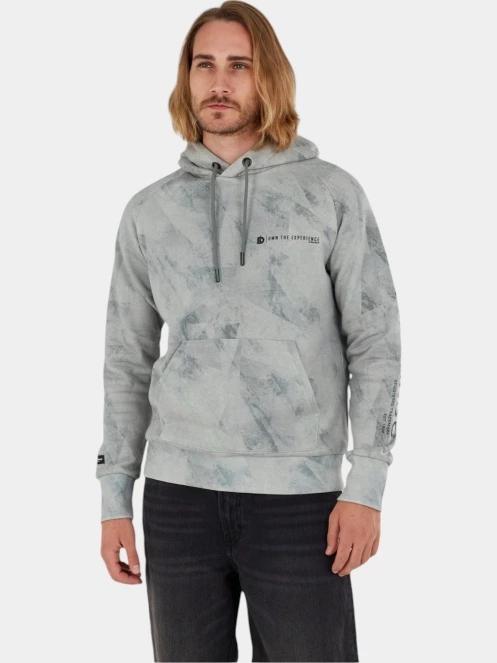 Fundango Talis Hooded Sweatshirt férfi kapucnis pulóver zöld színben 2