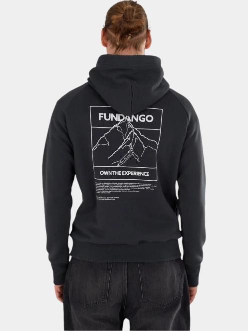 Fundango Talis Hooded Sweatshirt férfi kapucnis pulóver szürke színben 3