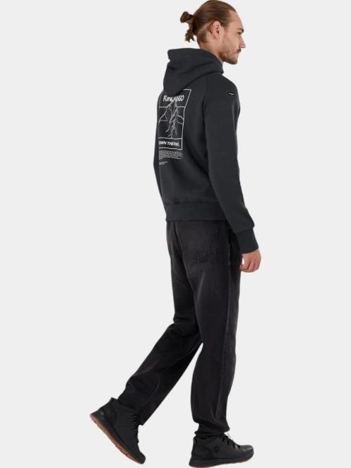 Fundango Talis Hooded Sweatshirt férfi kapucnis pulóver szürke színben 4