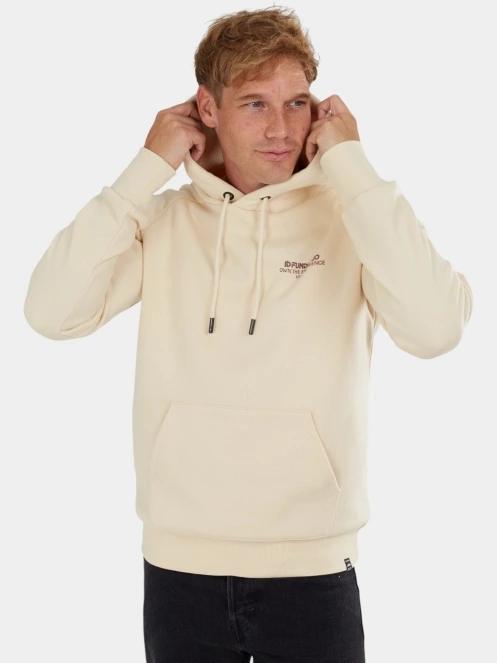 Fundango Talis Hooded Sweatshirt férfi kapucnis pulóver homok színben 6