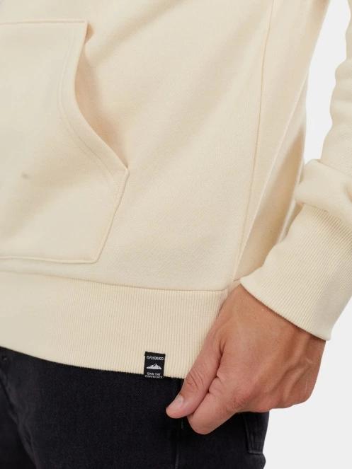 Fundango Talis Hooded Sweatshirt férfi kapucnis pulóver homok színben 9