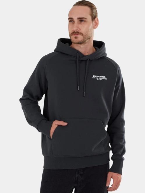Fundango Talis Hooded Sweatshirt férfi kapucnis pulóver szürke színben 2