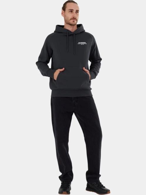 Fundango Talis Hooded Sweatshirt férfi kapucnis pulóver szürke színben 4