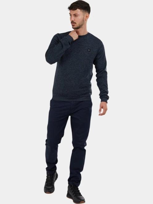 Fundango Randall Pullover férfi pulóver sötétkék színben 4