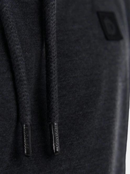 Fundango Conor Hooded Sweatshirt férfi kapucnis pulóver fekete színben 7