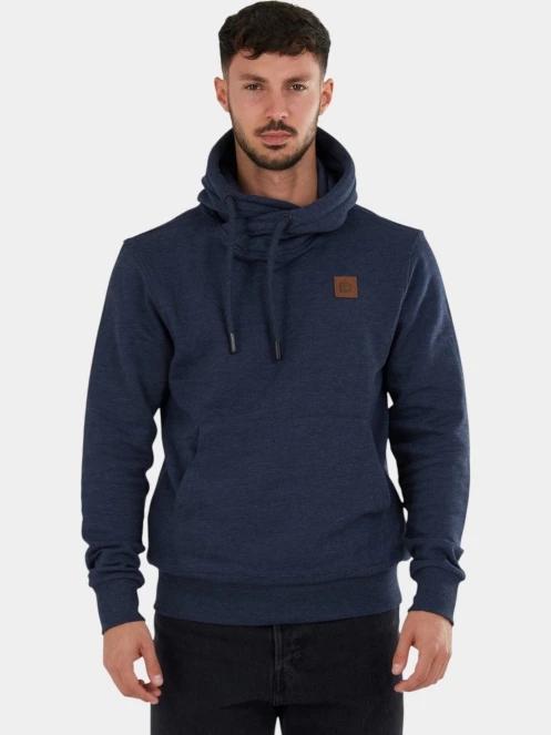 Fundango Conor Hooded Sweatshirt férfi kapucnis pulóver sötétkék színben 2