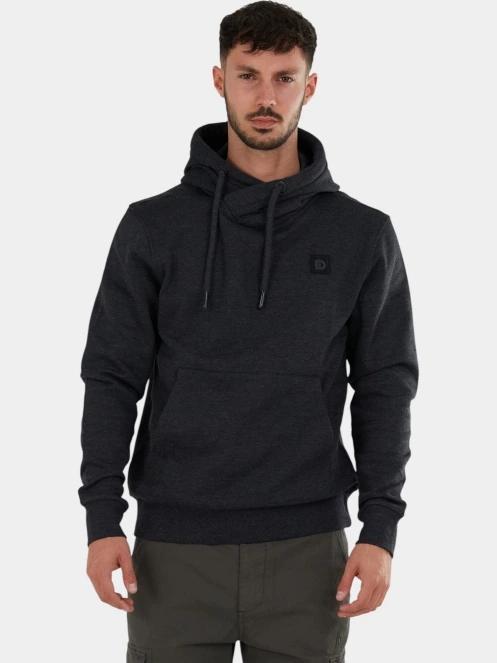 Fundango Conor Hooded Sweatshirt férfi kapucnis pulóver fekete színben 2