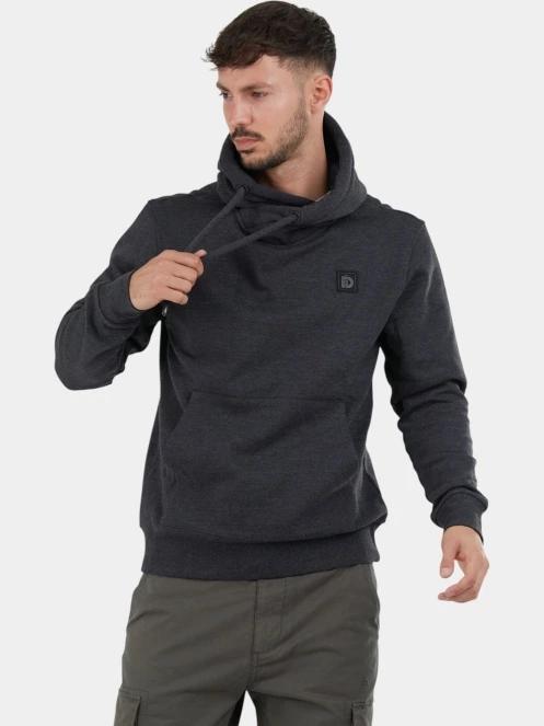 Fundango Conor Hooded Sweatshirt férfi kapucnis pulóver fekete színben 5