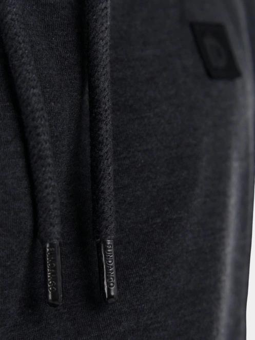 Fundango Conor Hooded Sweatshirt férfi kapucnis pulóver fekete színben 7