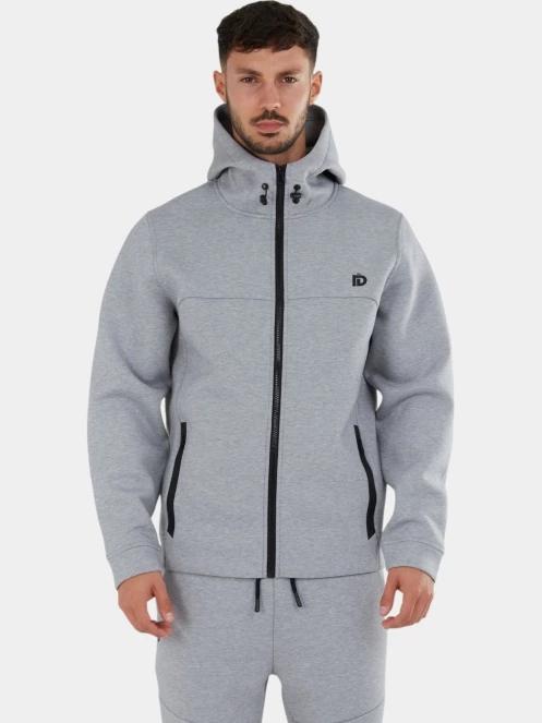 Fundango Hamal Tech Hoodie férfi kapucnis pulóver szürke színben 2
