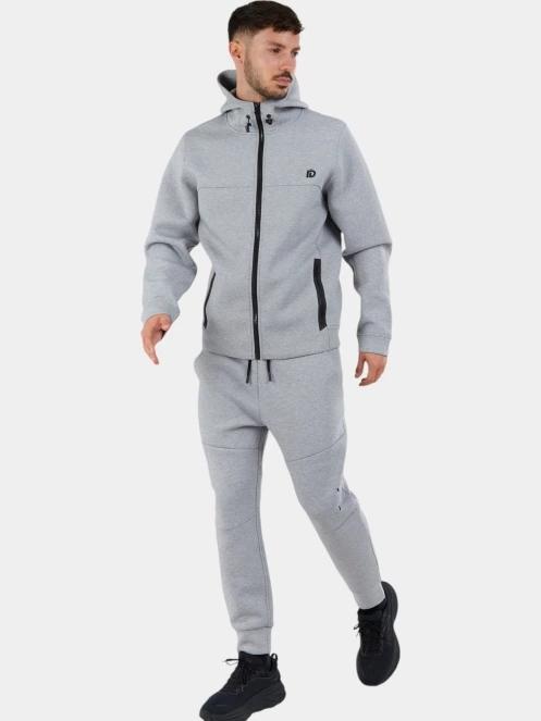 Fundango Hamal Tech Hoodie férfi kapucnis pulóver szürke színben 4