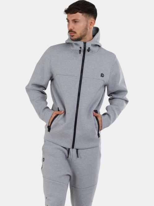 Fundango Hamal Tech Hoodie férfi kapucnis pulóver szürke színben 5