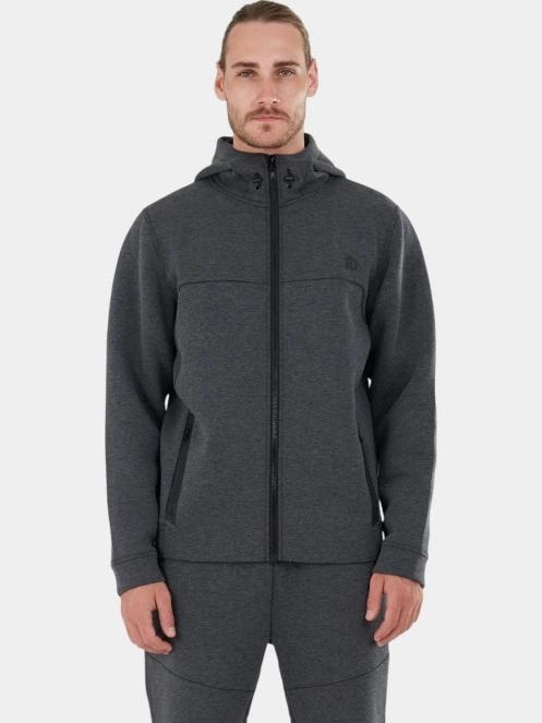 Fundango Hamal Tech Hoodie férfi kapucnis pulóver fekete színben 2