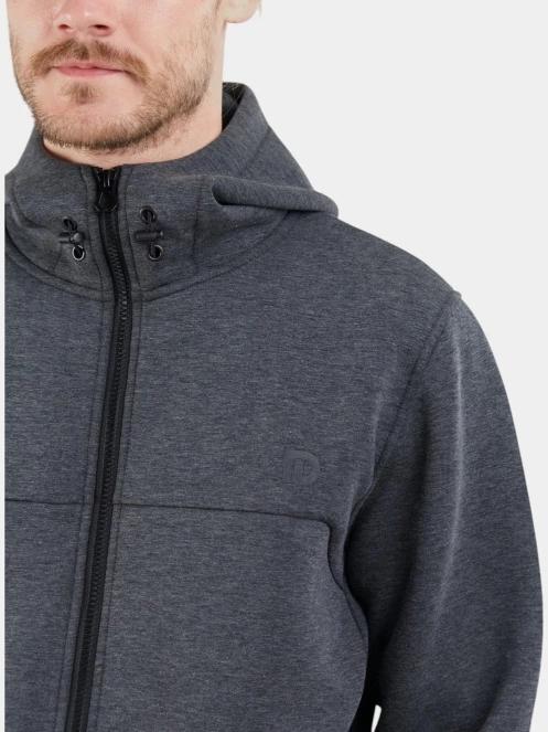 Fundango Hamal Tech Hoodie férfi kapucnis pulóver fekete színben 6