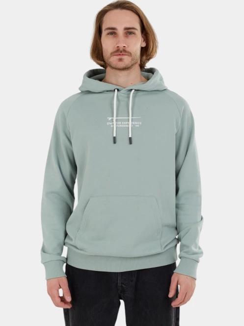 Fundango Kronos Hooded Sweatshirt férfi pulóver zöld színben 2