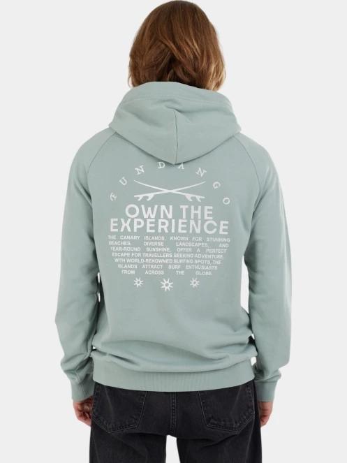Fundango Kronos Hooded Sweatshirt férfi pulóver zöld színben 4