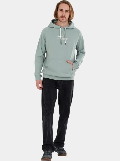 Fundango Kronos Hooded Sweatshirt férfi pulóver zöld színben 5