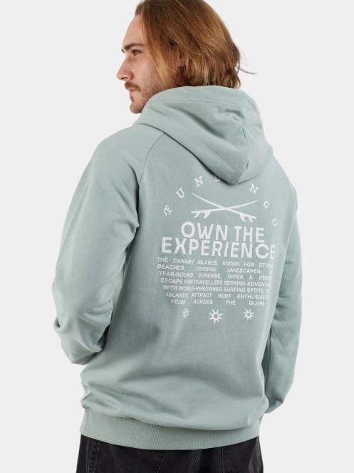 Fundango Kronos Hooded Sweatshirt férfi pulóver zöld színben 6