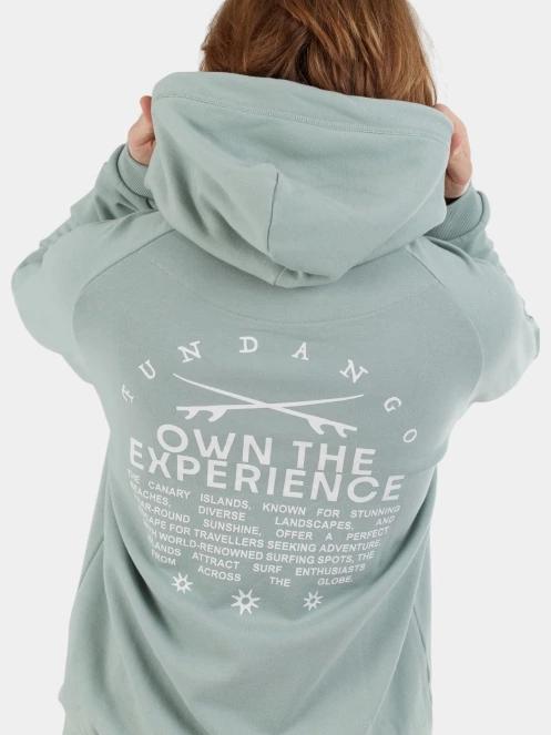 Fundango Kronos Hooded Sweatshirt férfi pulóver zöld színben 7