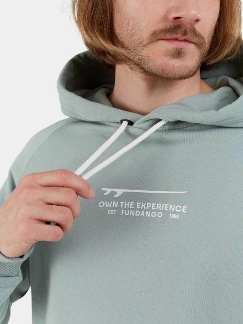 Fundango Kronos Hooded Sweatshirt férfi pulóver zöld színben 8