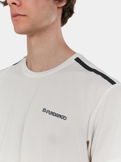 Fundango Skeleton Tech-T férfi rövid ujjú sport póló fehér színben 6