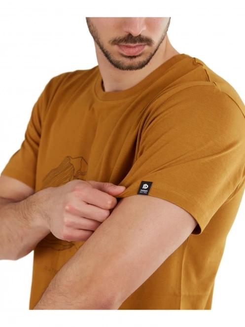 Fundango Legend T-shirt férfi rövid ujjú póló sárga színben 6