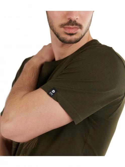 Fundango Legend T-shirt férfi rövid ujjú póló oliva színben 7