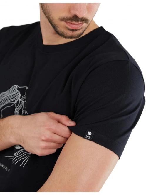 Fundango Legend T-shirt férfi rövid ujjú póló fekete színben 6