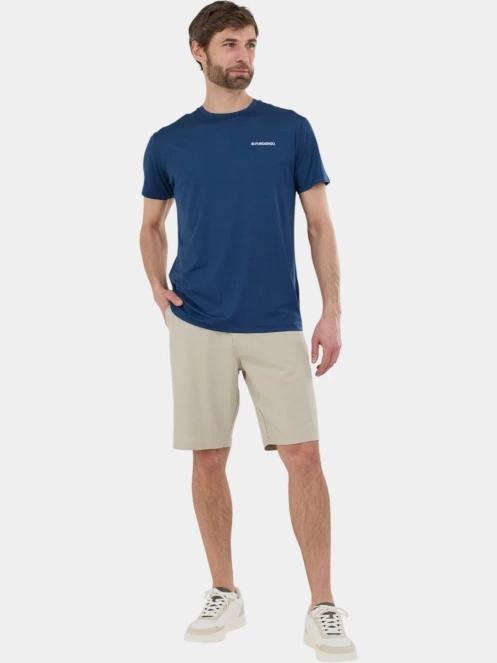 Fundango Bellmore T-shirt férfi rövid ujjú sport póló sötétkék színben 4