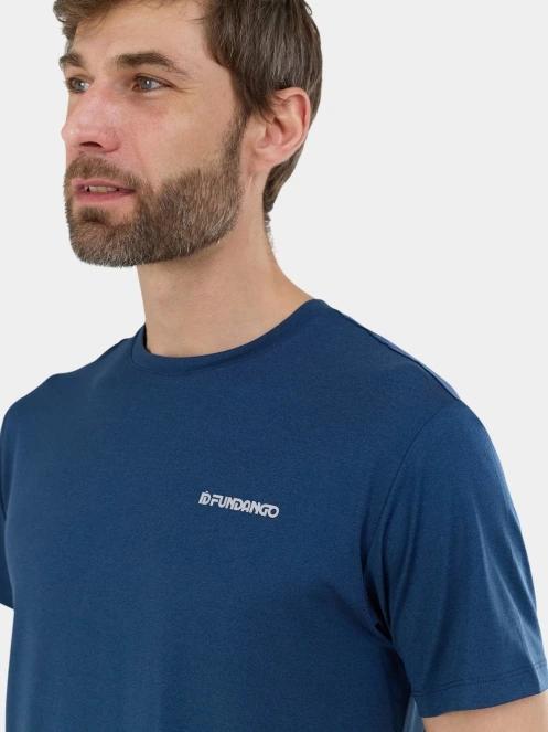 Fundango Bellmore T-shirt férfi rövid ujjú sport póló sötétkék színben 6