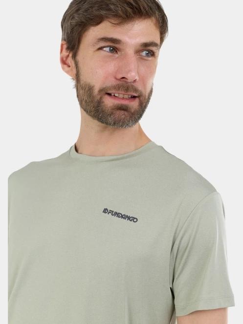 Fundango Bellmore T-shirt férfi rövid ujjú sport póló zöld színben 5