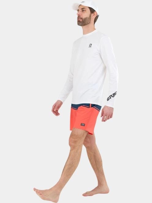 Fundango Manado Long III Rashguard férfi hosszú ujjú lycra fehér színben 4