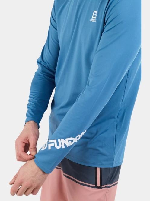 Fundango Manado Long III Rashguard férfi hosszú ujjú lycra kék színben 6