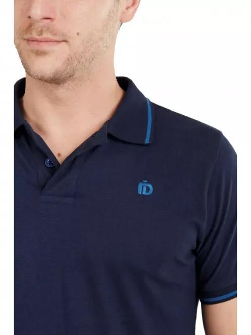 Fundango Incognito Poloshirt férfi galléros póló sötétkék színben 4