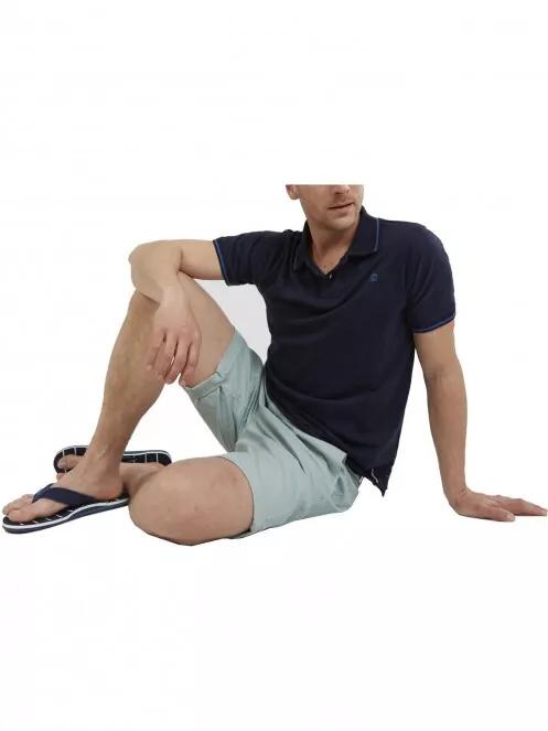 Fundango Incognito Poloshirt férfi galléros póló sötétkék színben 5