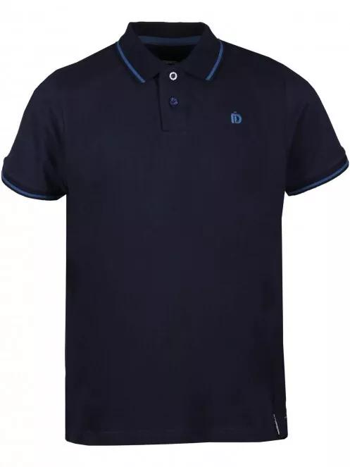 Fundango Incognito Poloshirt férfi galléros póló sötétkék színben 6