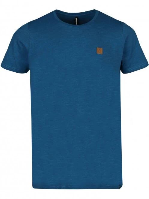 Fundango Jaggy Structured T-Shirt férfi rövid ujjú póló kék színben 6