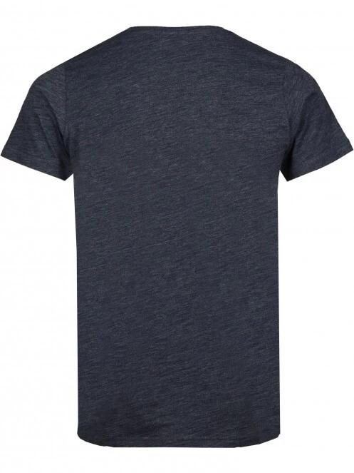 Fundango Jaggy Structured T-Shirt férfi rövid ujjú póló fekete színben 8