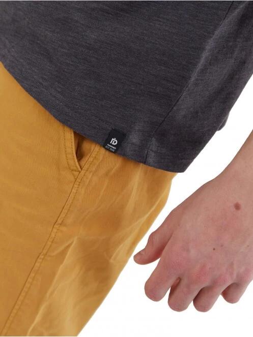 Fundango Jaggy Structured T-Shirt férfi rövid ujjú póló fekete színben 6