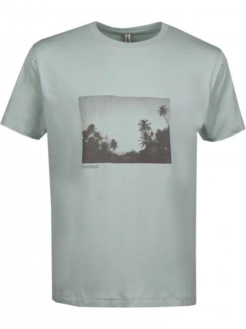 Fundango Talmer T-shirt férfi rövid ujjú póló zöld színben 6