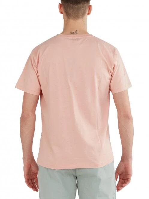 Fundango Talmer T-shirt férfi rövid ujjú póló rózsaszín színben 3