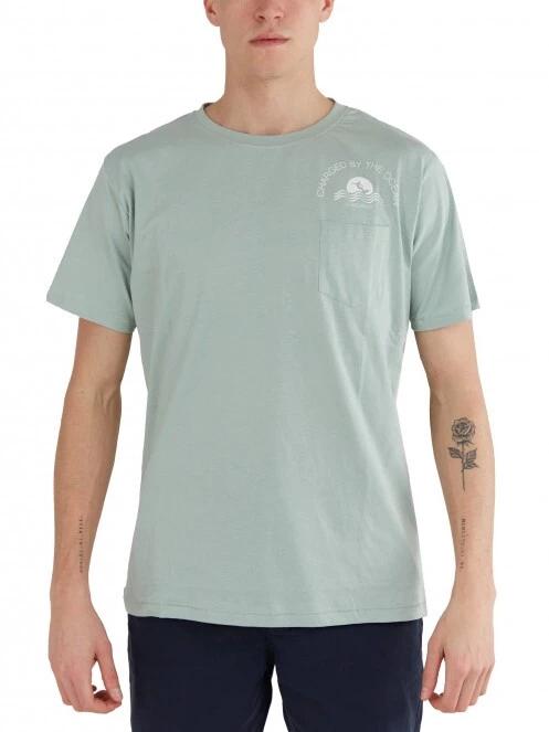 Fundango Talmer Pocket T-shirt férfi rövid ujjú póló zöld színben 2
